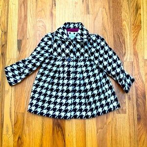 SOLD Houndstooth Pea Coat 5T